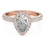 Multirow Engagement Ring (51014-E)
