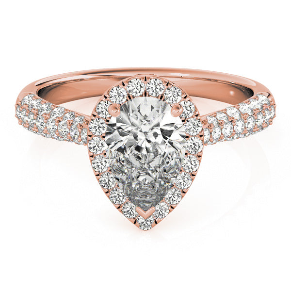 Multirow Engagement Ring (51014-E)