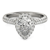 Multirow Engagement Ring - alt view