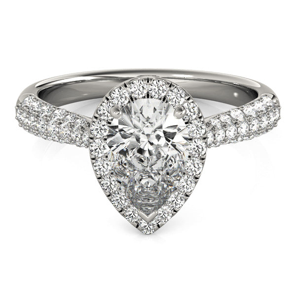 Multirow Engagement Ring (51014-E)