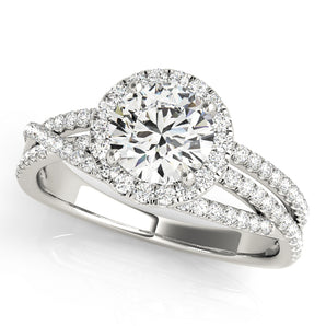 Round Engagement Ring