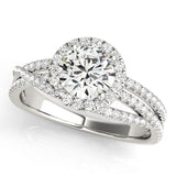 Round Engagement Ring