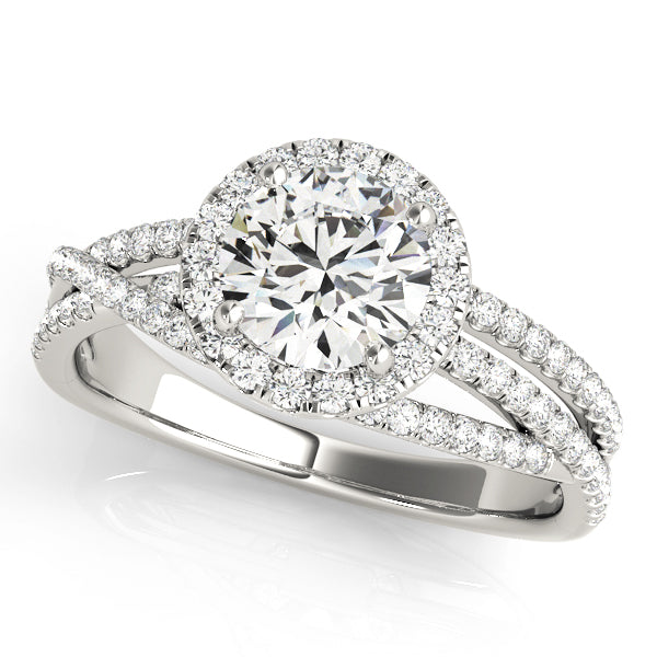 Round Engagement Ring