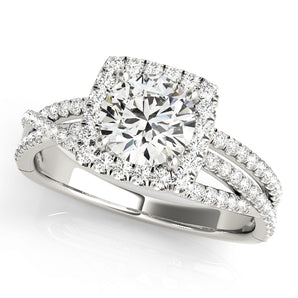 Round Engagement Ring