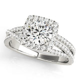 Round Engagement Ring