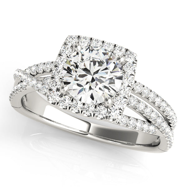 Round Engagement Ring