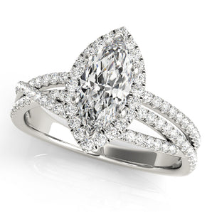 Marquise Engagement Ring (51023-E)