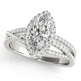 Marquise Engagement Ring (51023-E)
