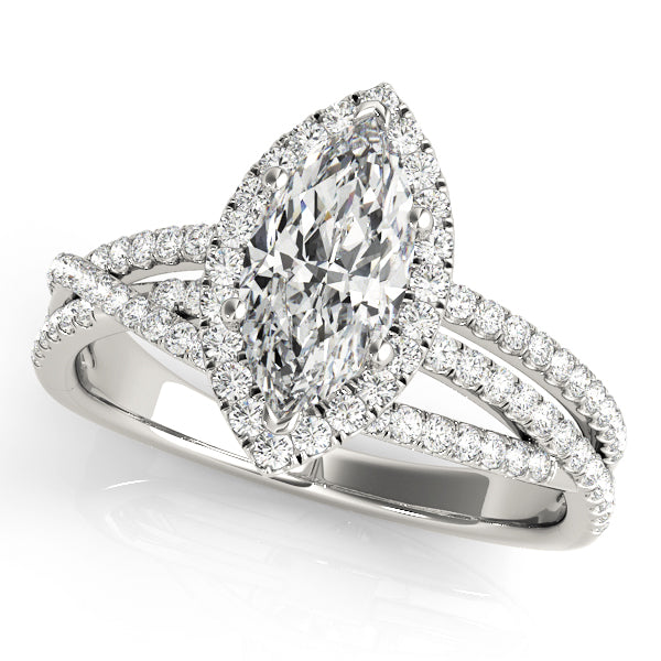 Marquise Engagement Ring (51023-E)