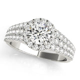 Round Engagement Ring