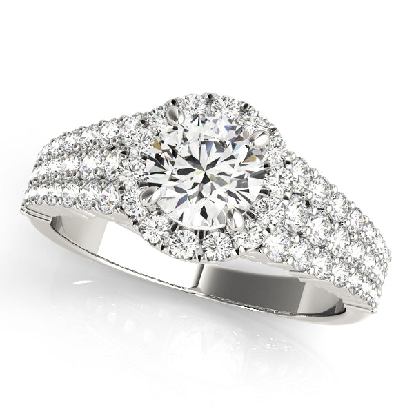 Round Engagement Ring