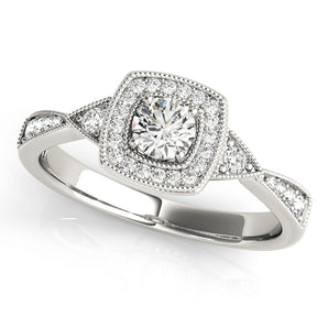Round Engagement Ring