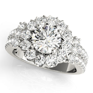 Round Engagement Ring