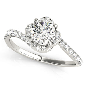 Round Engagement Ring