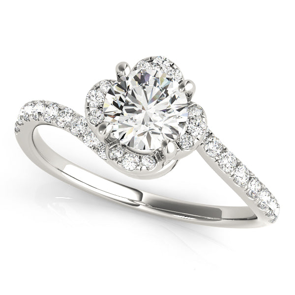 Round Engagement Ring