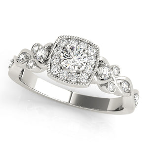 Round Engagement Ring