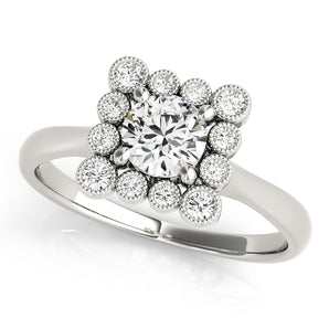 Round Engagement Ring
