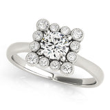 Round Engagement Ring