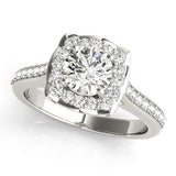 Round Engagement Ring