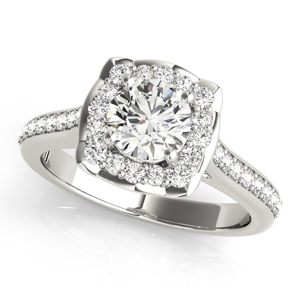 Round Engagement Ring