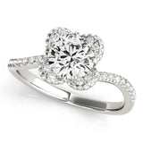 Round Engagement Ring