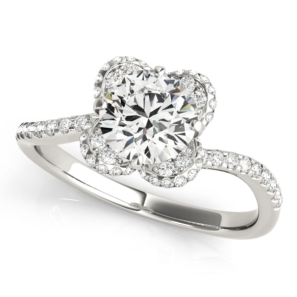 Round Engagement Ring