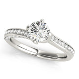Round Engagement Ring