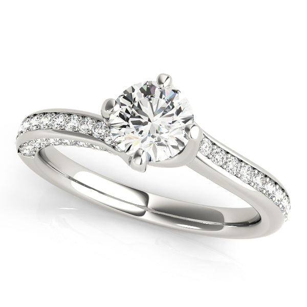 Round Engagement Ring