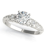 Round Engagement Ring