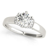 Round Engagement Ring