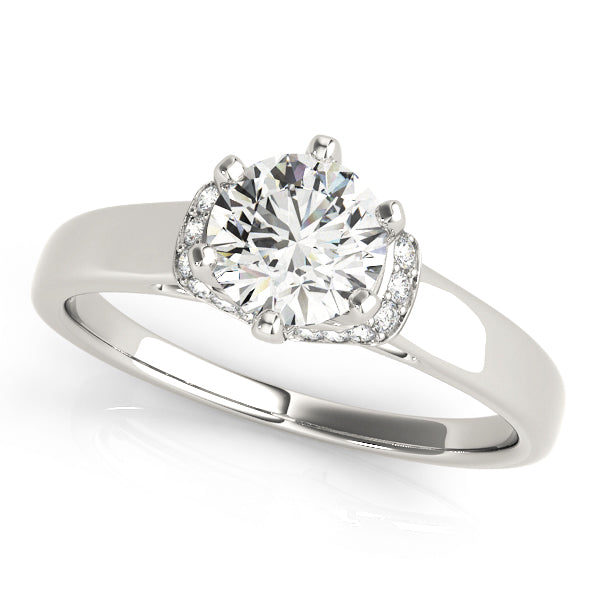 Round Engagement Ring