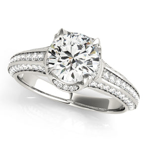 Round Engagement Ring