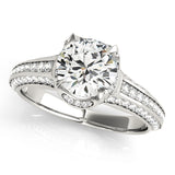 Round Engagement Ring