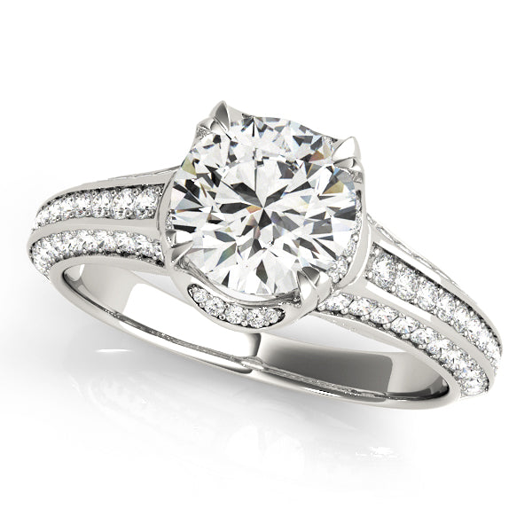 Round Engagement Ring