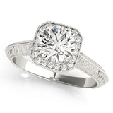 Round Engagement Ring