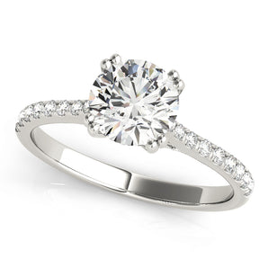 Round Engagement Ring
