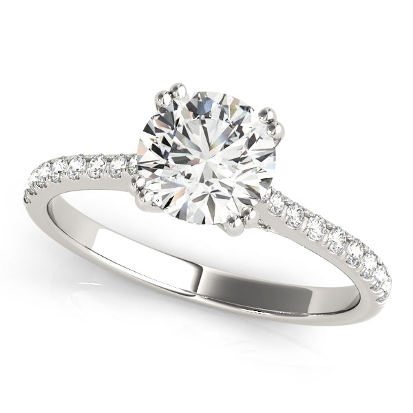 Round Engagement Ring