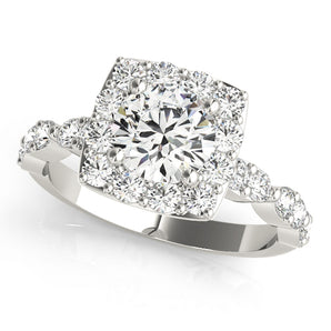 Round Engagement Ring