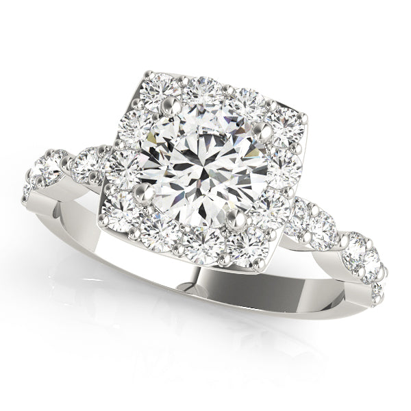 Round Engagement Ring