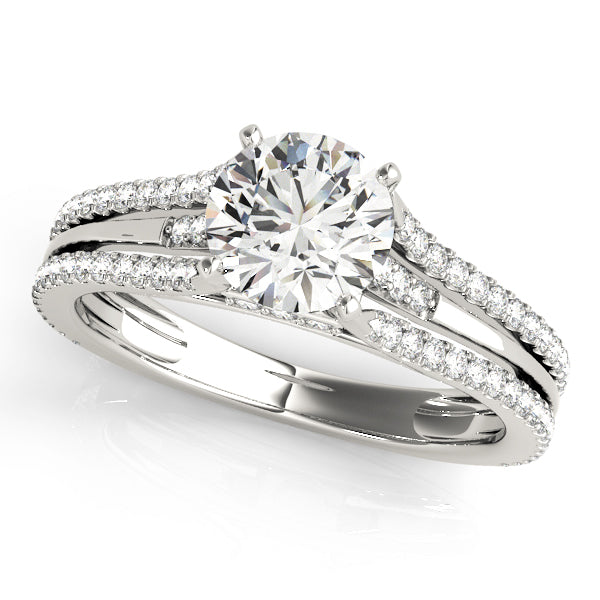 Round Engagement Ring