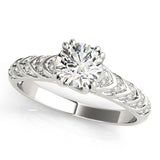 Round Engagement Ring