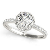 Round Engagement Ring