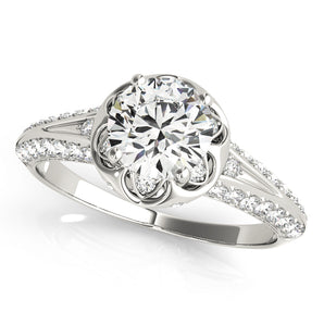 Round Engagement Ring