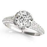 Round Engagement Ring