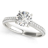 Round Engagement Ring