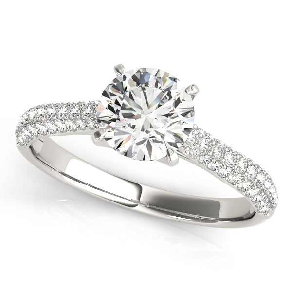 Round Engagement Ring