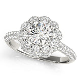 Round Engagement Ring