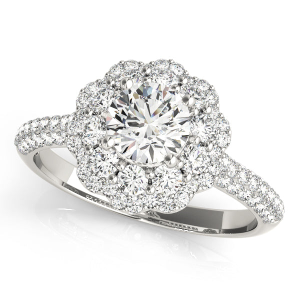 Round Engagement Ring