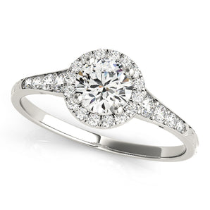 Round Engagement Ring