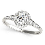Round Engagement Ring